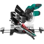 Vonroc - scie � onglet radiale 2200w ? 216mm ? compacte - laser et lampe led int�gr�e - extensions de ...