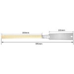 Scie passe - partout fine longueur de lame 235 mm l. totale 595 mm