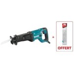 Scie recipro 1200w jr3051tk + set de 3 lames offert makita