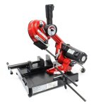 Le poisson qui jardine - scie  ruban mobile pour mtaux de 1500w avec une profondeur de coupe de 105mm ...