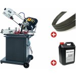 Scie � ruban mobile pour m�taux - 45� / + 60� capacit� de coupe ronde 128 mm 0, 55 kw 230v 3 lames de ...