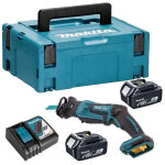 Scie sabre 18v lxt (2x3, 0 ah) dans coffret makpac makita djr183rfj