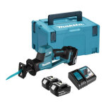 Scie sabre rcipro 18v lxt (2x5, 0 ah) en coffret makpac - makita djr189rtj