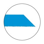 Scie sabre wittmann 225 x 25 x 1, 6 8 - 12 t / pouce travaux de d�molition