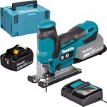 Djv185 rf1j scie sauteuse sans fil 18v brushless + 1x batterie 3, 0ah + chargeur + coffret makpac - makita ...