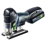 Festool - scie sauteuse sans fil 18v psc 420 hpc 4, 0 ebi - plus avec 1x batterie 4, 0 ah et chargeur ...