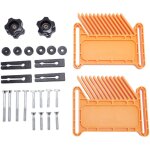 Scie � table plume, 2pcs jaune table � bois scie accessoires plumes, plume planche pour toupie cl�tures ...