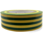 Scotch �lectrique vert jaune 10m x 19mm - ruban adh�sif isolant