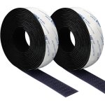 Scratch autocollant double face, adhesif double face extra fort noir nylon sans trace scratch double ...