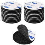 Scratch autocollant double face extra fort, noir bande 3m auto - adhsif rutilisable rond 5cm adhesif ...