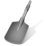 Sds hex ciseau � pelle, burin pelle, 140 x 440 mm, embout hexagonal 30 mm, types de cercles carr�s, avec ...