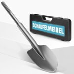 Sds max ciseau � pelle, burin pelle, 110 x 450 mm, foret hexagonal 30 mm, type de pointe tranchante, ...