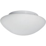 Searchlight - plafonnier tokyo 3l salle de bain ip44 clii metal blanc verre opale e27 max 3x60w diam ...