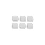 Seb - lot de 6 couvercles blanc pour yaourtire multi delices express ss - 1530001481