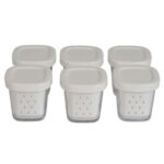 Seb xf100000 6 pots verre avec �gouttoir yaourti�res delices et multi delices