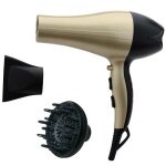 S�che - cheveux ionique 1900 - 2300w avec diffuseur et concentrateur d'air 9x22, 5x28cm edm