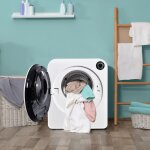 Sèche - linge 3 kg, 830w, triple filtration, montage mural possible, 5 programmes, protection contre ... Sèche - linge 3 kg, 830w, triple filtration, montage mural possible, 5 programmes, protection contre ...