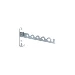 Sèche - linge cintre mural pliable en acier inoxydable Étendoir à linge mural argent Sèche - linge cintre mural pliable en acier inoxydable Étendoir à linge mural argent