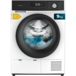 S�che - linge � pompe de heat acier de 9 kg, classe e (ancienne classe a + + ), commande tactile, 15 ...