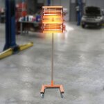 S�che - peinture radiateur infrarouge radiateur lampe infrarouge voiture 2, 000 w