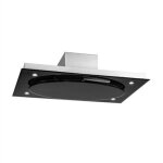 Secret service hotte aspirante plafonni�re 120cm 800 m3 / h 220w touch verre led