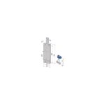 Securemme - serrure pour porte basculante  double panneton 2240 - (2240xzb2008ab2)