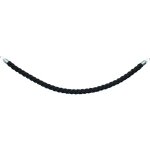 Securit vermes cordon classique de en corde noir / extr�mit�s chrom�es rsclrpchbl
