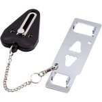 S�curit� de serrure de porte portable, utilis�e pour la s�curit� � domicile, serrure de porte de voyage, ...