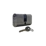 Secury - t - cylindre pour serrure portail - 55mm oblong - vari� - laiton - 3 cl�s