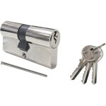 Secury - t - cylindre europ�en - 60mm (30x30) - laiton poli + 3 cl�s