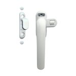 Secury - t - poignes de fentre oscillo - battante  pression - avec gches - pour serrure casse - ...