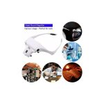 Redroad - lunettes loupe avec lumi�res led, frontale grossissantes casque loupe mains libres pour couture, ...