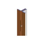 Barre de pivot corni�re marron droite hauteur 2200mm