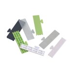 Cale vitrage 16x80mm �paisseur 3mm blanc 1000 pi�ces - goettgens - d16803b