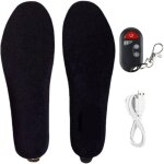 Semelles chauffantes avec usb 5 v 1 a pour la randonne, le ski et le bureau, taille: 41  46