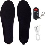 Semelles chauffantes avec usb 5 v 1 a pour la randonn�e, le ski et le bureau, taille: 41 � 46