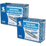 Manchons pour tige filete semin 6 x 30 mm - boite de 100 (lot de 2)