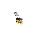 Semoir de pr�cision, chassis acier avec roues concaves en tandem et deux bacs (pour s�paration semen