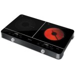 Sencor - plaque de cuisson a induction et radiante scp 4001bk - 3400 w - 2 foyers - noir