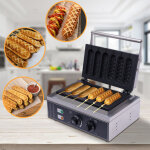 1. 5kw gaufrier en acier inoxydable waffle maker anti - haftbes avec timer