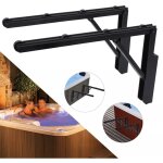 2pcs spa cover roller rack hot tub cover lifter holder for spa cabinet 77. 16lbs