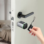 Senderpick - pour 35 - 45mm barillet de serrure à empreinte digitale intelligent serrure de porte électronique ... Senderpick - pour 35 - 45mm barillet de serrure à empreinte digitale intelligent serrure de porte électronique ...