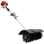 Balai à brosse 2 temps à essence balayeur pour gazon artificiel patios allées nettoyer Balai à brosse 2 temps à essence balayeur pour gazon artificiel patios allées nettoyer