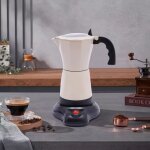 Cafetière électrique italienne mocha pot aluminium cafetière électrique mocha pot 300ml 480w 6 cup espresso ... Cafetière électrique italienne mocha pot aluminium cafetière électrique mocha pot 300ml 480w 6 cup espresso ...