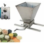 Moulin manuel � 2 rouleaux - en acier inoxydable - r�glable - avec poign�e � manivelle - fonctionnement ...