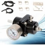 Régulateur de pression d'essence réglable 0 - 140psi régulateur de pression de carburant avec manomètre ... Régulateur de pression d'essence réglable 0 - 140psi régulateur de pression de carburant avec manomètre ...
