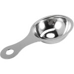 Separateur de jaune d'oeuf en acier inoxydable blanc egg sieve device mini ustensiles cuisine (13x7x2. ...