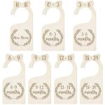 S�parateurs de penderie pour b�b�, diviseurs de placard b�b� en bois, s�parateurs de garde robe organisateur ...