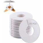 S�parateurs de porte - v�tements rond 20 pi�ces cintres de diviseur de support s�parateur de cintres ...