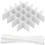 Separateur tiroir, 12 unit�(s), grille diviseur de tiroir, r�glable, s�parateurs de tiroir en plastique ...